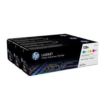Комплект картриджів HP 128A CLJ CP1525/CM1415 (CE321A,CE322A, CE323A) CYM (3*1300 стор) Потрійна упаковка
