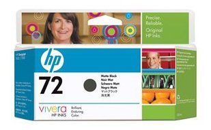 Картридж HP 72 DJ T610/T1100/T790 matte black, 130 ml