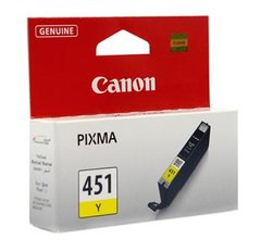 Картридж Canon CLI-451Y (Yellow) PIXMA MG5440/MG6340