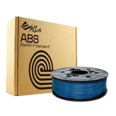 Катушка з ниткою 1.75мм/0.6кг ABS XYZprinting Filament для da Vinci, сріблясто-синій